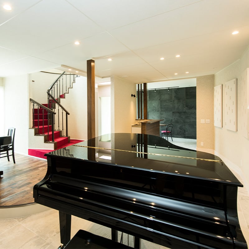 
                    ピアノホールの家 施工事例 イメージ